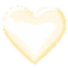 Gif animé coeur jaune pale